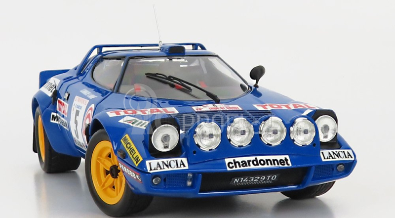 Kyosho Lancia Stratos Hf (night Version) N 5 1:18, modrá