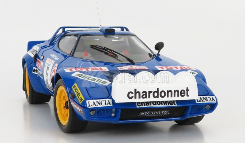 Kyosho Lancia Stratos Hf (night Version) N 5 1:18, modrá