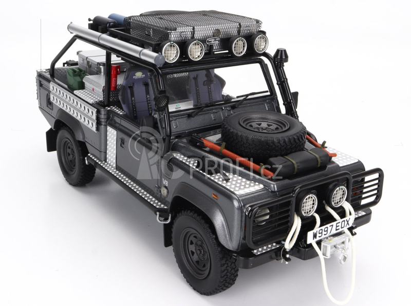 Kyosho Land rover Defender 90 Pick-up 2001 - Lara Croft - Tomb Raider - Angiolina Jolie - Movie 1:18 Corris Grey