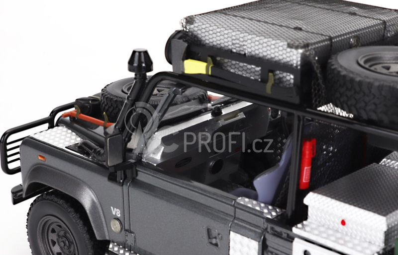 Kyosho Land rover Defender 90 Pick-up 2001 - Lara Croft - Tomb Raider - Angiolina Jolie - Movie 1:18 Corris Grey