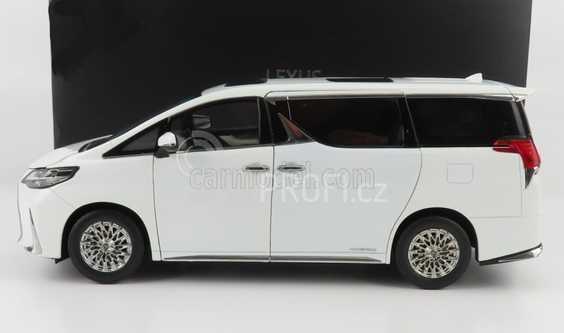 Kyosho Lexus Lm300h Minivan 2020 1:18 Bílá Perla