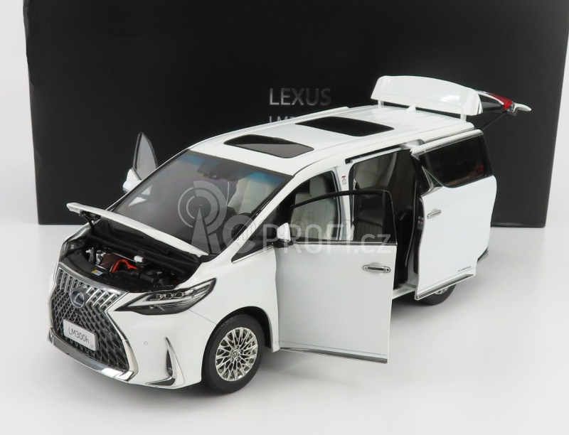 Kyosho Lexus Lm300h Minivan 2020 1:18 Bílá Perla