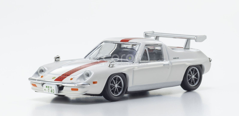 Kyosho Lotus Europa Special 1975 - The Circuit Wolf - (hero) Yuya Fubuki - By Satoshi Ikezawa - Manga Movie 1:64 Bílá Červená