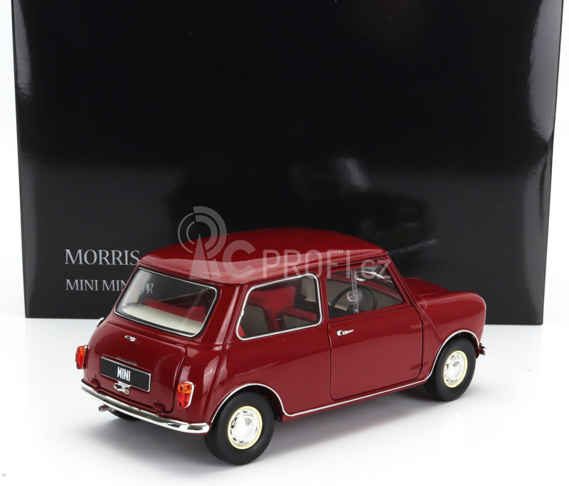 Kyosho Morris Mini Minor 1964 1:18 Červená Červa