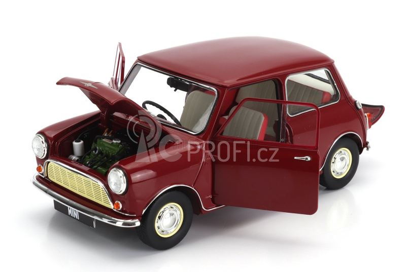 Kyosho Morris Mini Minor 1964 1:18 Červená Červa