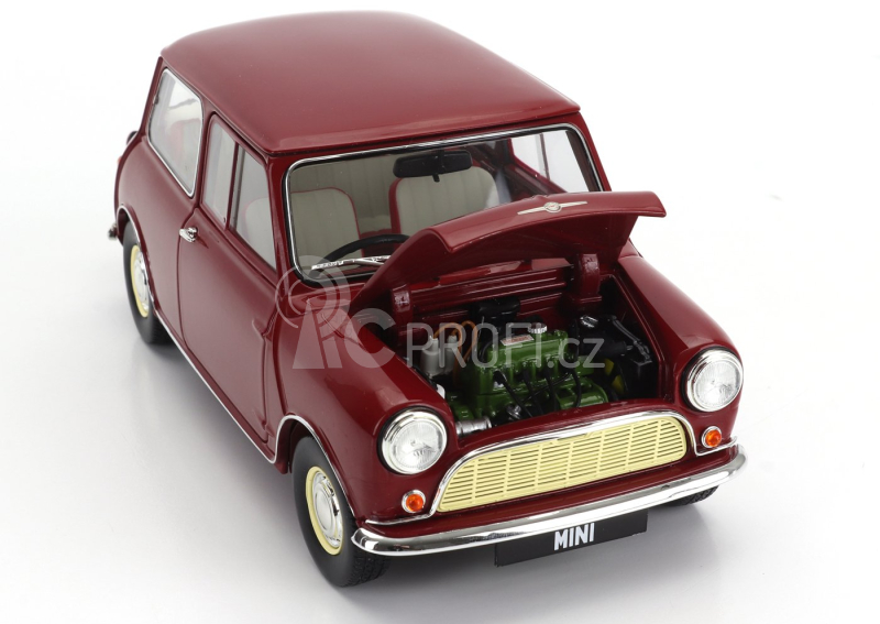 Kyosho Morris Mini Minor 1964 1:18 Červená Červa