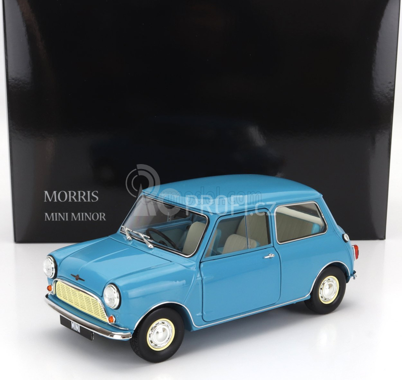 Kyosho Morris Mini Minor 1964 1:18 Clipper Blue
