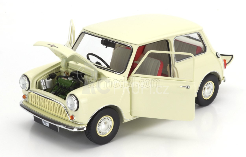 Kyosho Morris Mini Minor 1964 1:18 Staroanglická Bílá