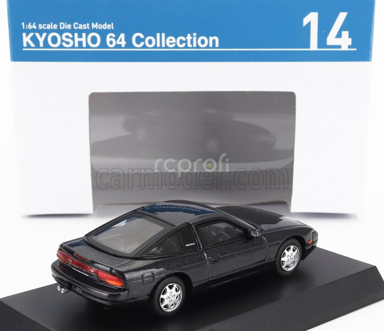 Kyosho Nissan 180sx Coupe 1990 1:64 Dark Grey Met
