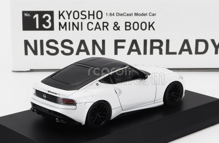 Kyosho Nissan Fairlady Z Coupe 2023 1:64 Bílá Černá