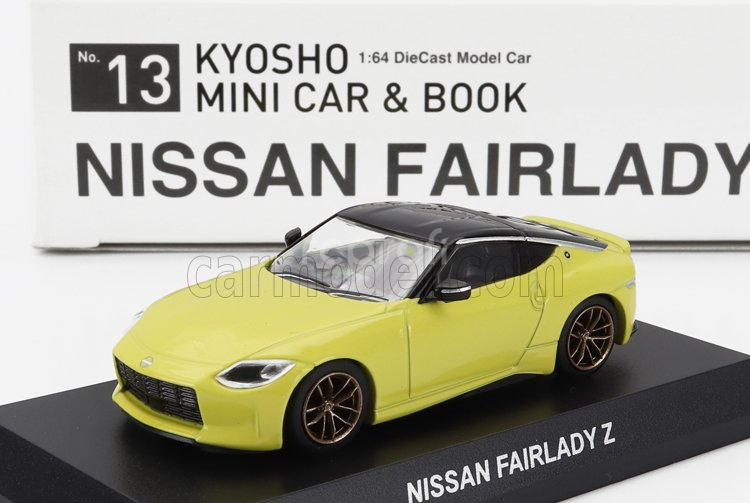 Kyosho Nissan Fairlady Z Coupe 2023 1:64 Žlutá Černá