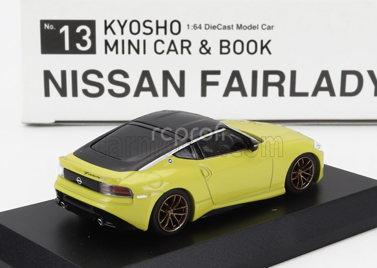 Kyosho Nissan Fairlady Z Coupe 2023 1:64 Žlutá Černá