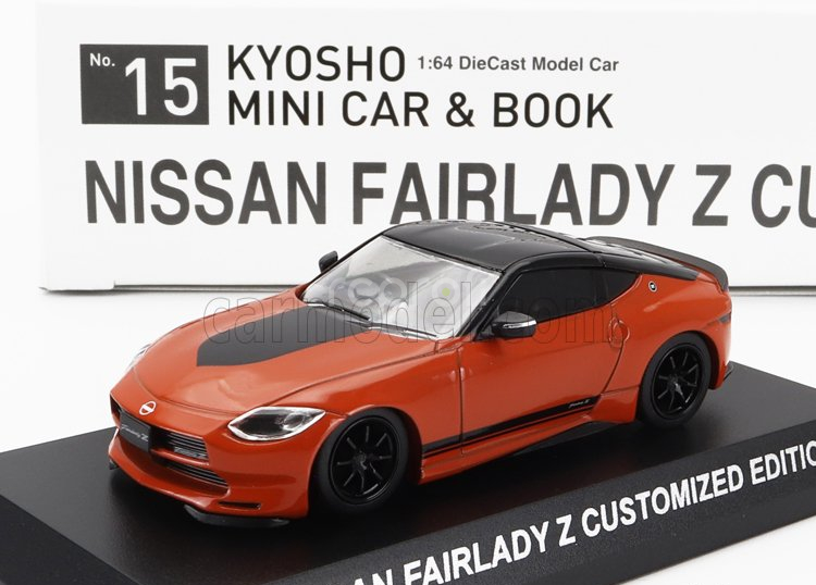 Kyosho Nissan Fairlady Z Coupe Customed Edition 2023 1:64 Oranžová Černá