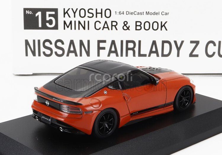 Kyosho Nissan Fairlady Z Coupe Customed Edition 2023 1:64 Oranžová Černá