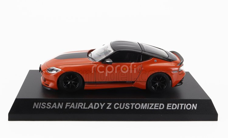 Kyosho Nissan Fairlady Z Coupe Customed Edition 2023 1:64 Oranžová Černá