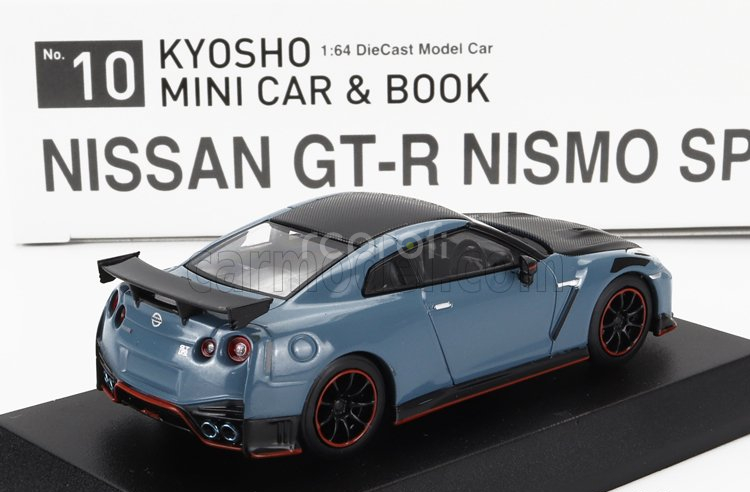 Kyosho Nissan Gt-r (r35) Nismo Coupe 2022 1:64 Modrá Černá