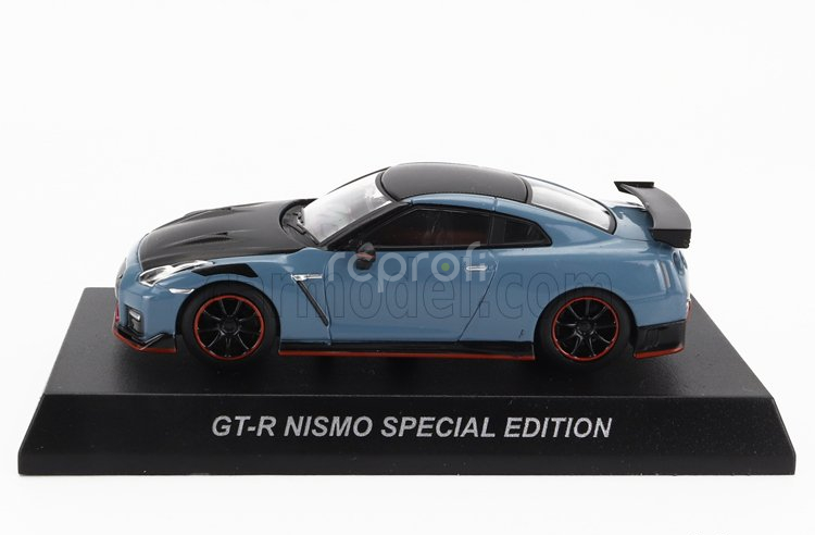Kyosho Nissan Gt-r (r35) Nismo Coupe 2022 1:64 Modrá Černá