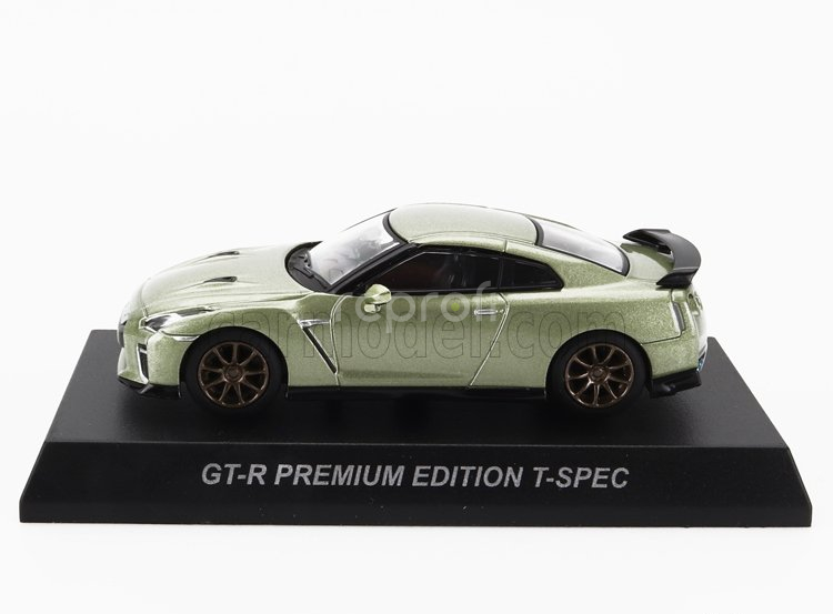 Kyosho Nissan Gt-r (r35) T-spec Coupe 2022 1:64 Green Met