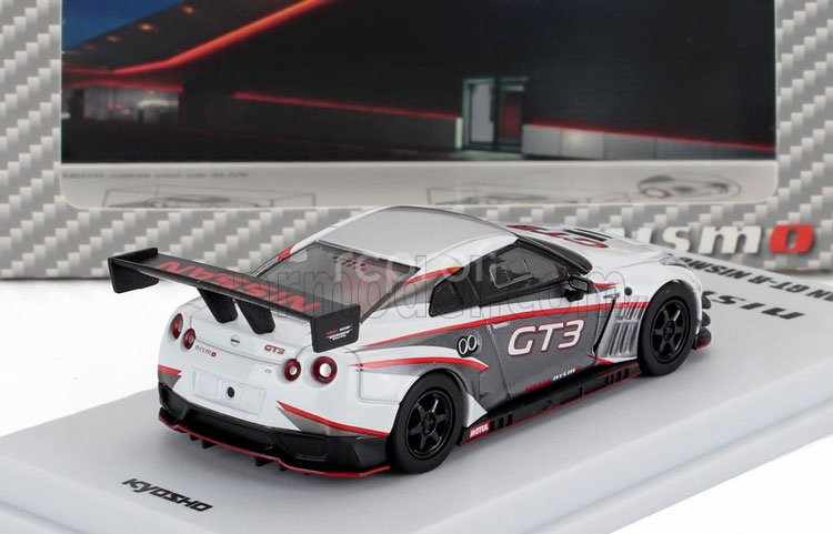 Kyosho Nissan Skyline Gt-r (r35) Gt3 Nismo Presentation 2022 1:64 Bílá Bílá