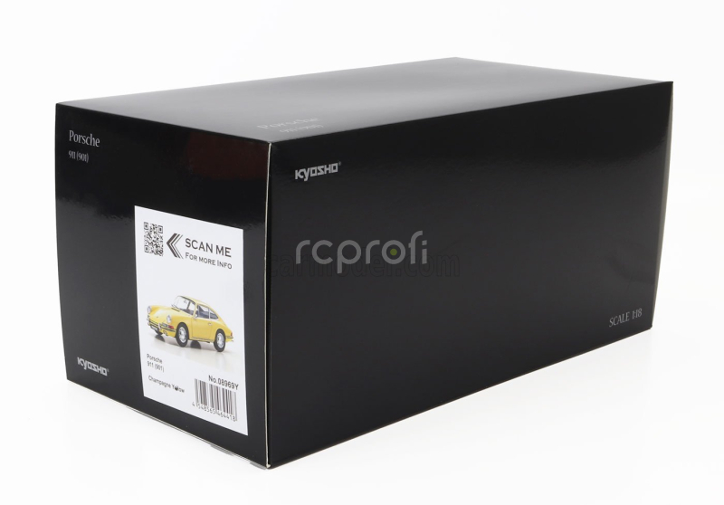 Kyosho Porsche 911 901 Coupe 1964 1:18 Šampaňsky Žlutá