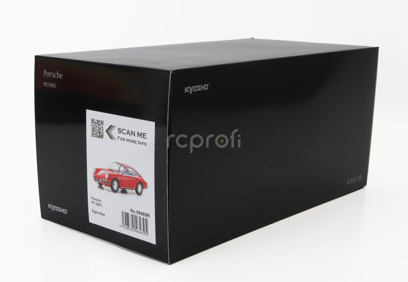 Kyosho Porsche 911 901 Coupe 1964 1:18 Značka Červená