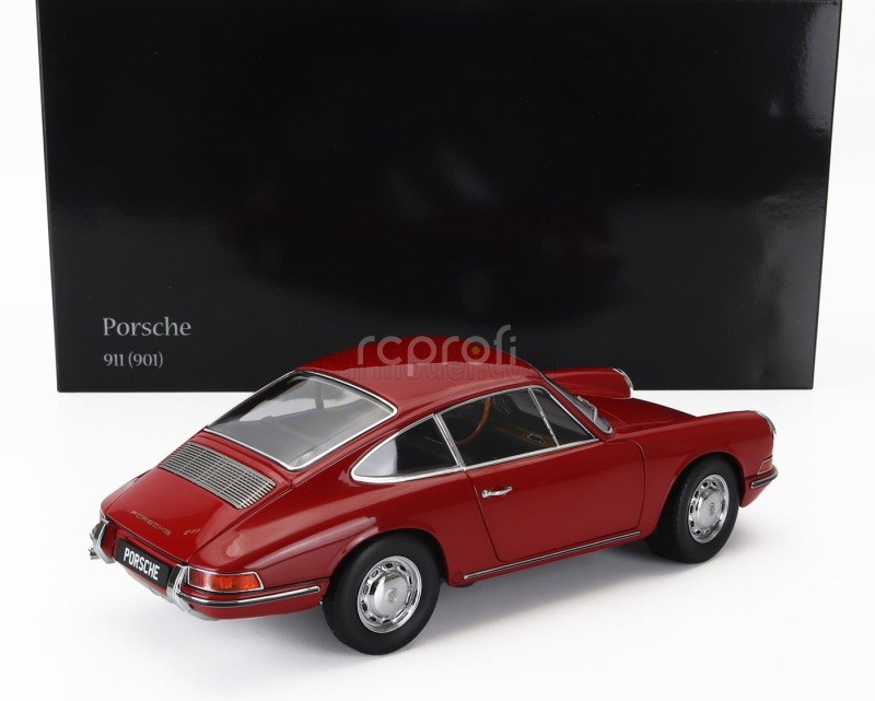 Kyosho Porsche 911 901 Coupe 1964 1:18 Značka Červená