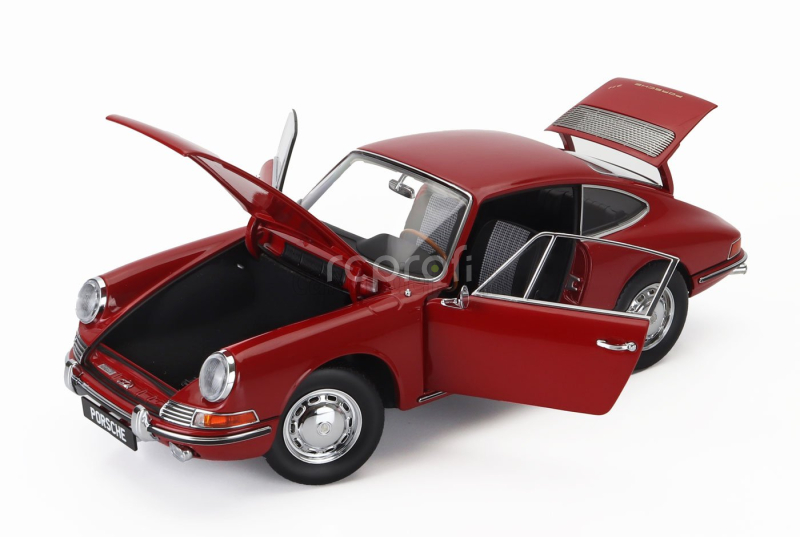 Kyosho Porsche 911 901 Coupe 1964 1:18 Značka Červená