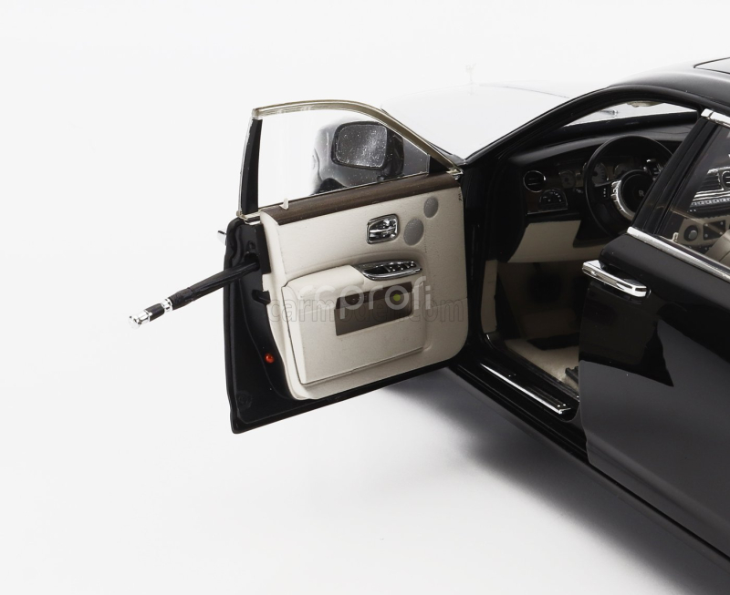 Kyosho Rolls royce Ghost 2011 1:18 Černá Stříbrná