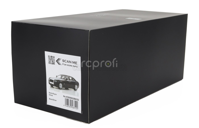 Kyosho Rolls royce Ghost 2011 1:18 Černá Stříbrná