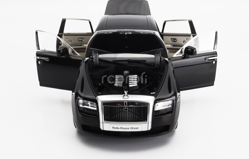 Kyosho Rolls royce Ghost 2011 1:18 Černá Stříbrná