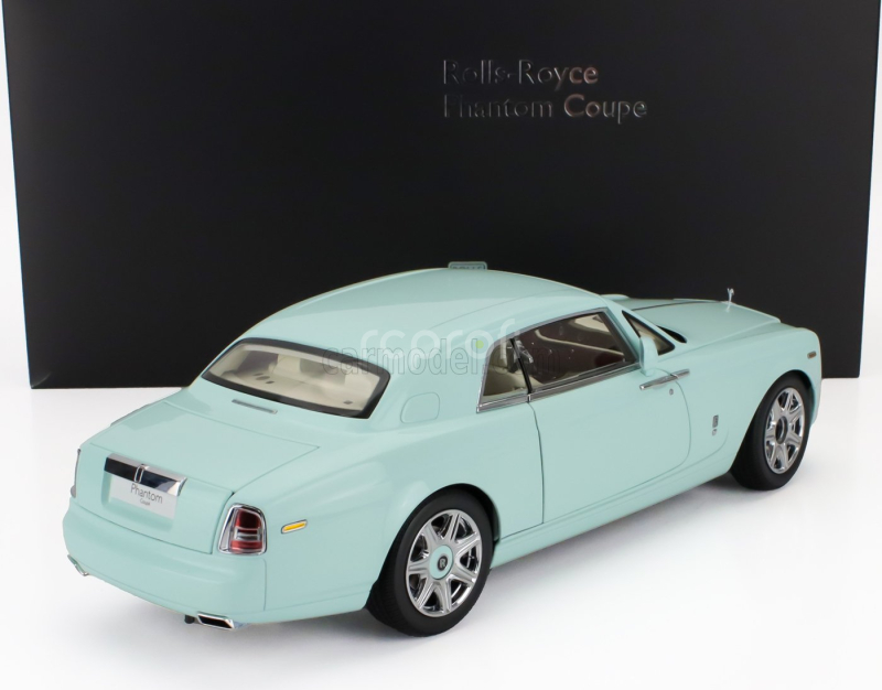 Kyosho Rolls royce Phantom Coupe 2-door 2008 1:18 Turquoise