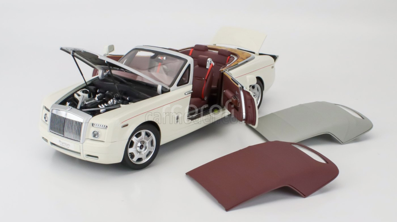 Kyosho Rolls royce Phantom Drophead Cabriolet 2-door 2013 1:18 Angličtina Bílá