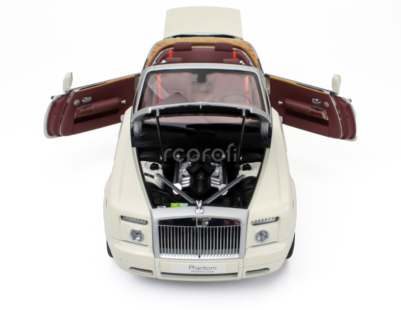 Kyosho Rolls royce Phantom Drophead Cabriolet 2-door 2013 1:18 Angličtina Bílá