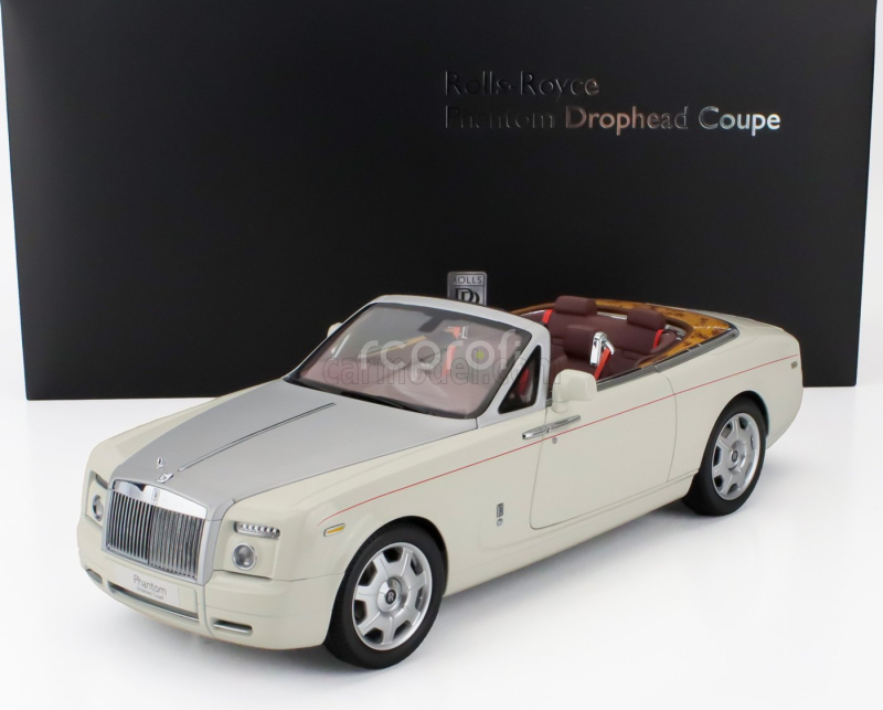 Kyosho Rolls royce Phantom Drophead Cabriolet 2-door 2013 1:18 Angličtina Bílá