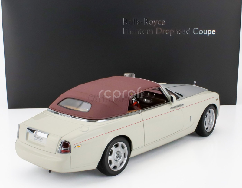 Kyosho Rolls royce Phantom Drophead Cabriolet 2-door 2013 1:18 Angličtina Bílá