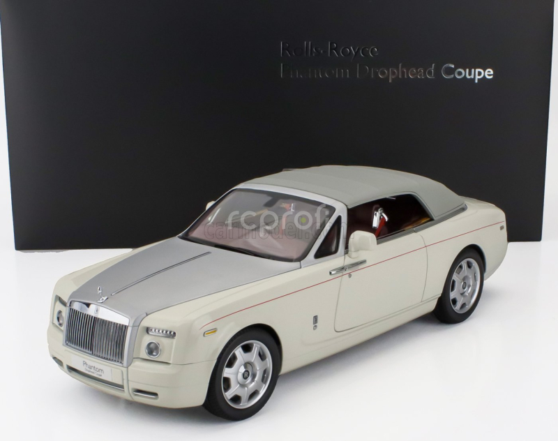 Kyosho Rolls royce Phantom Drophead Cabriolet 2-door 2013 1:18 Angličtina Bílá