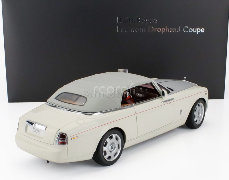 Kyosho Rolls royce Phantom Drophead Cabriolet 2-door 2013 1:18 Angličtina Bílá