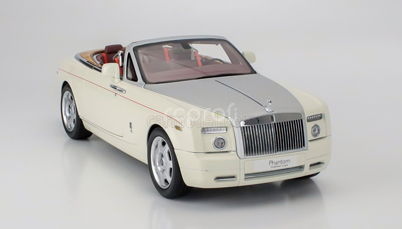 Kyosho Rolls royce Phantom Drophead Cabriolet 2-door 2013 1:18 Angličtina Bílá