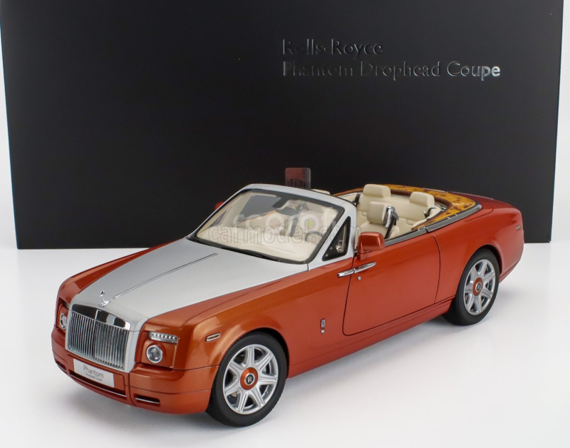 Kyosho Rolls royce Phantom Drophead Cabriolet 2-door 2013 1:18 Orange