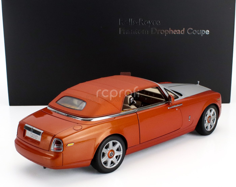 Kyosho Rolls royce Phantom Drophead Cabriolet 2-door 2013 1:18 Orange