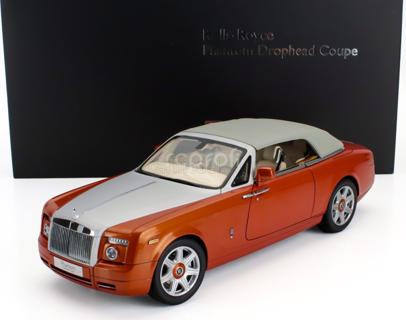 Kyosho Rolls royce Phantom Drophead Cabriolet 2-door 2013 1:18 Orange