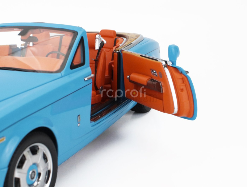 Kyosho Rolls royce Phantom Drophead Cabriolet 2-door 2013 1:18 Světle Modrá
