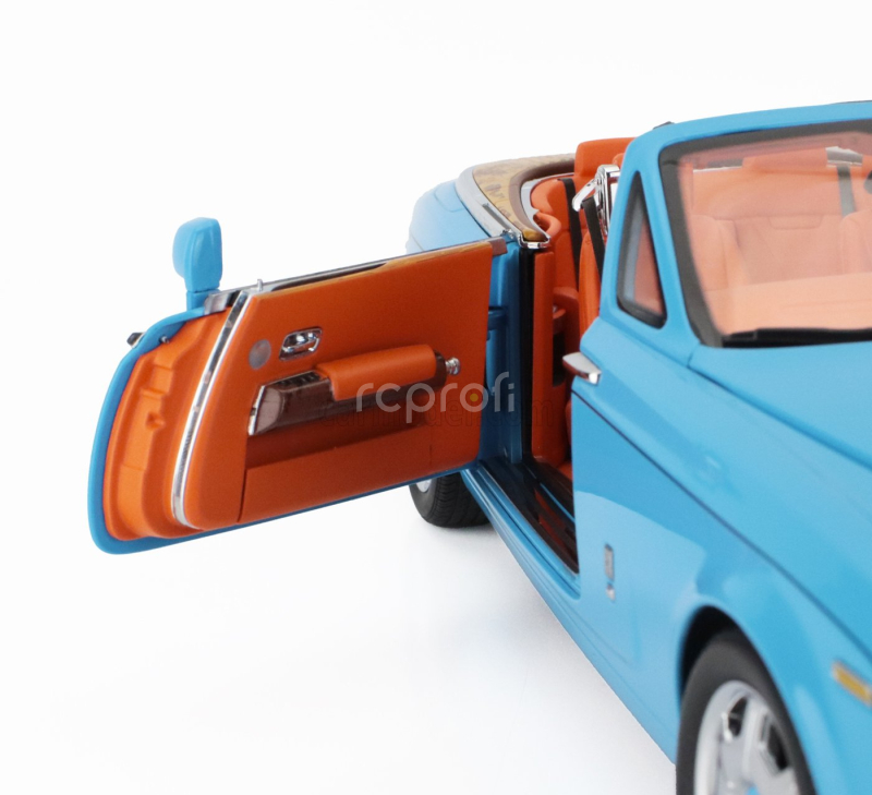 Kyosho Rolls royce Phantom Drophead Cabriolet 2-door 2013 1:18 Světle Modrá