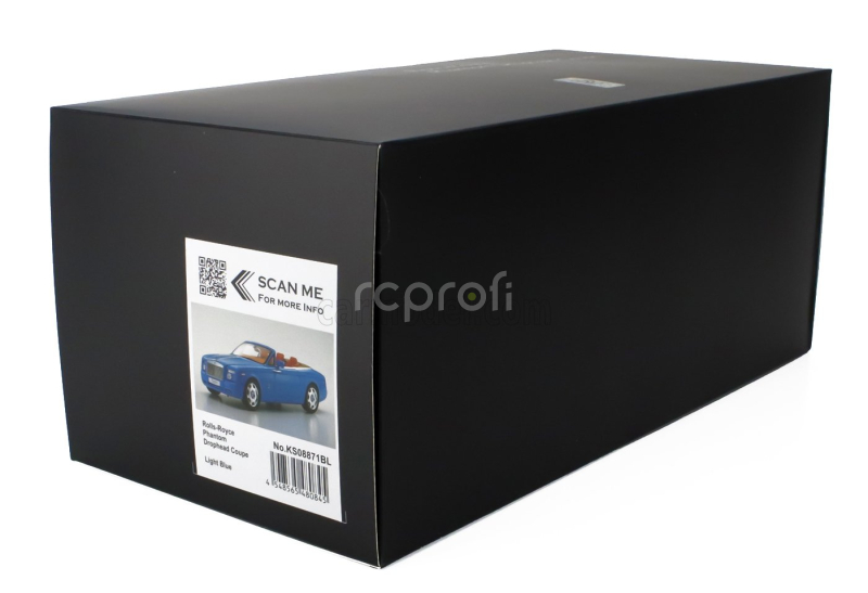 Kyosho Rolls royce Phantom Drophead Cabriolet 2-door 2013 1:18 Světle Modrá