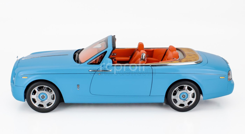 Kyosho Rolls royce Phantom Drophead Cabriolet 2-door 2013 1:18 Světle Modrá