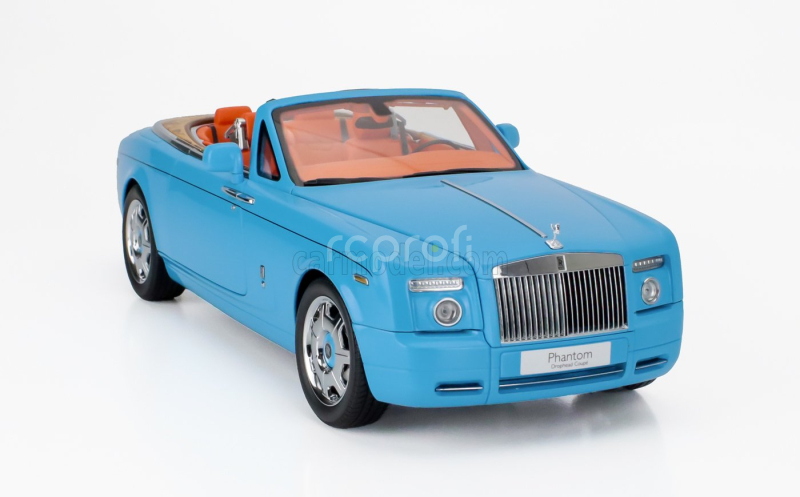Kyosho Rolls royce Phantom Drophead Cabriolet 2-door 2013 1:18 Světle Modrá