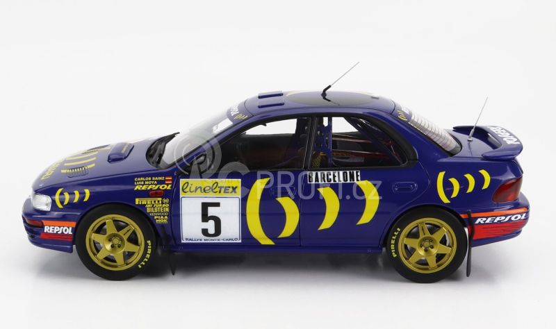 Kyosho Subaru Impreza 555 Repsol N 5 1:18, modrá