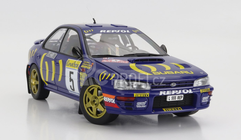 Kyosho Subaru Impreza 555 Repsol N 5 1:18, modrá