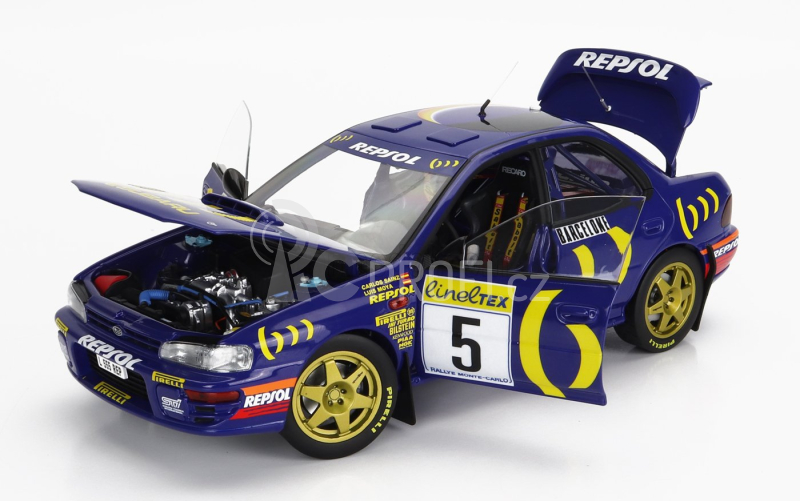 Kyosho Subaru Impreza 555 Repsol N 5 1:18, modrá