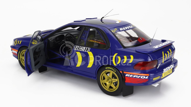 Kyosho Subaru Impreza 555 Repsol N 5 1:18, modrá